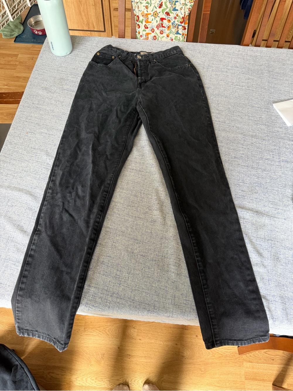 Women's Straight Leg Black Jeans